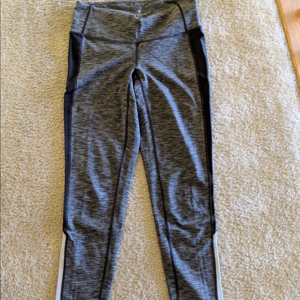 Athleta black and grey leggings
